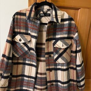 Zara Plaid Jacket
